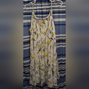 Torrid Lemon Print Maxi DRESS